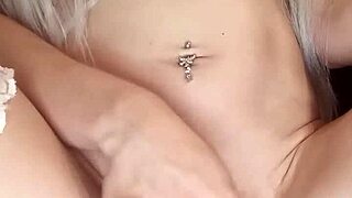 she cums and squirts while watching bbc porn in this interracial part 2