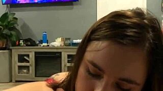Krislynnxoo Sucking Cock Like a Pro, Want to See Her Cumshot?