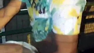 gay guys fuck wildly on a public road