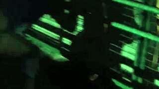 gay guys fuck wildly on a public road