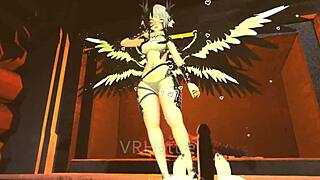 pov cabin fuck with angel's seductive lap dance in vrchat