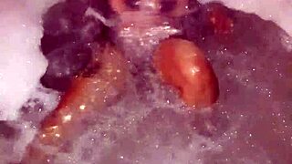 The horny latina girl uses toys and vibrators, ending up very wet after her solo session