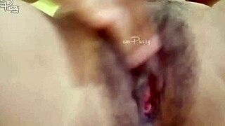 just caught this amateur asian teen doing a close-up masturbation selfie