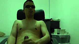 Asian Hispanic Man Jerking Off Masturbating