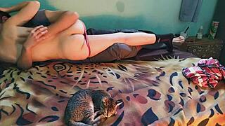 Latina's Deepthroat on Monster Cock