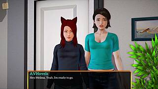 My new family explores redhead erotic games with small tits