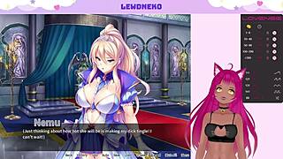 Lewdneko dives into harem king orgy fun