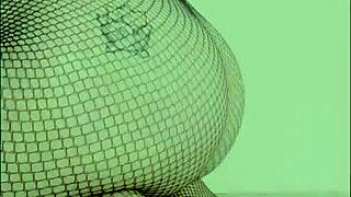 this sexy fishnet babe with big tits and juicy ass gets slapped in a pov close-up scene