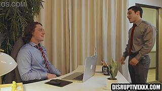 awkward gay clerk crushes colleague office