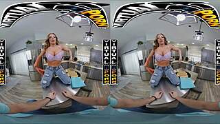 Virtual Porn Explosion! Big Tits Milf Richelle Ryan Dominates VR!