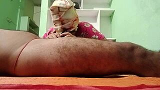 Married aunt engages in passionate sex with her lover outdoors at the wedding