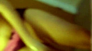 Naughty Mark gives a homemade blowjob and creampie in glasses