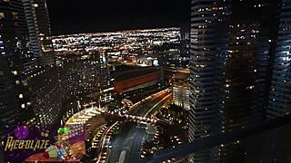 ariel love sucks and fucks huge dick on balcony