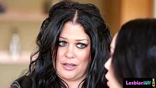 Watch This Tiny Lesbo Beauty Devour Pussy In A Wild Threesome!