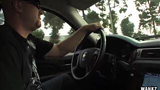 Riley Shy Sucks Black Cock, Gets Facial In Hardcore Wanking Scene