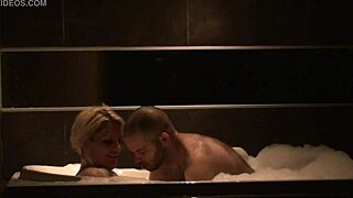 Chubby Bbw Rips Clothes In Bath Striptease Boob Play!