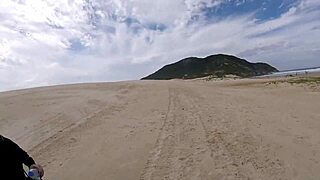 Man, we trekked to a deserted beach just for a crazy group bang with Kaya Nymphet and crew!