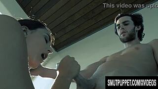 Anastasia Black Blows and Rides Boyfriend's Cock by Pool
