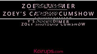 look at zoey zimmer's big natural tits while she masturbates hidden.