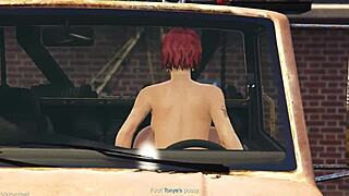 Taking care of that lonely ass in GTA V porn 😏