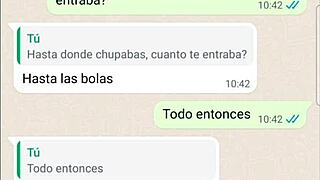 Latina Girlfriend Devours Second Cock on Phone Chat