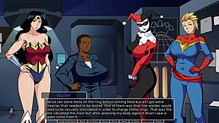 Harley Quinn's wild blowjob in Infinity Crisis Part 1. Can you handle her skills?