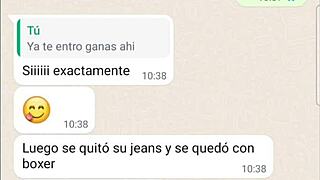 Latina Girlfriend Devours Second Cock on Phone Chat