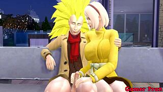 Hinata Y Sus Amigas Cap 2 Radi Conoce A Sakura La Invita A Unos Trago Y Se La Termina Follando Sobre La Mesa Por El Culo