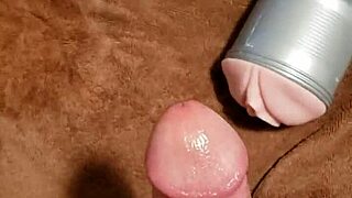 just a quick fleshlight session before heading out today
