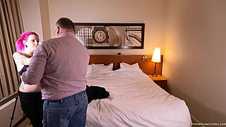 I’m overwhelmed seeing Lady Lazarus peg chubby guy with huge toy