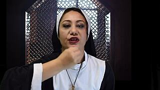 i-i mean, the redhead nun instructs you with european fetish vibes.