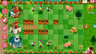 i'm playing nutaku booty farm hentai game part 03 and flashing my ass