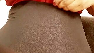 indian hyderabad girl playfully squeezes her big tits