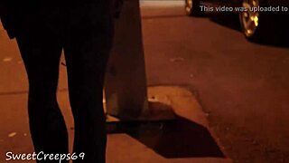 yo, check this candid babe with a perfect seethrough ass on the street during holiday!