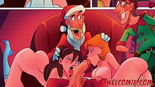 Christmas Orgy Unfolds at the Naughty Home