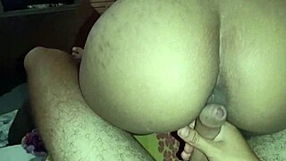 The hot married woman enjoys intense anal sex with her partner