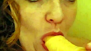 See how she loves sucking that cock?