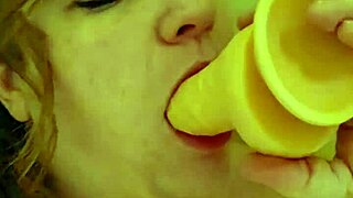 See how she loves sucking that cock?