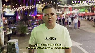 hey, check sara blonde and mariana martix getting wild in medellin!