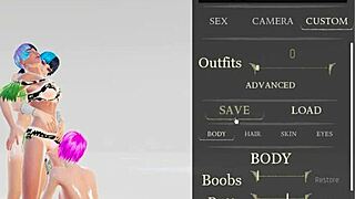 Passionate Lesbian Teen Threesome in Wild Life Game