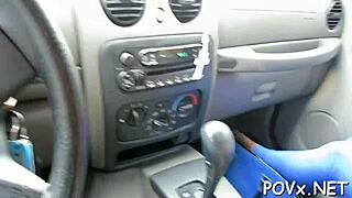 Nasty Teen 18+ Slut Gets Rough Blowjob and Orgasm