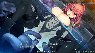 nightmare vampire hentai scene with steamy action