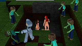 i'm reading this 3d comic minecrack chronicles 26 with crazy hentai tits and toys