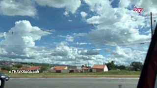 thay ksada's naughty wife has street sex with passing cars