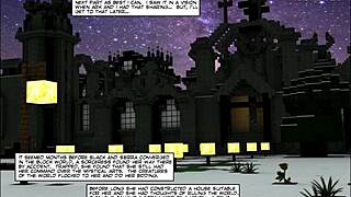 i'm reading this 3d comic minecrack chronicles 26 with crazy hentai tits and toys