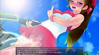 Anime hentai game exposes play girl in part one.