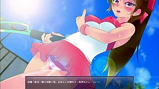 Anime hentai game exposes play girl in part one.