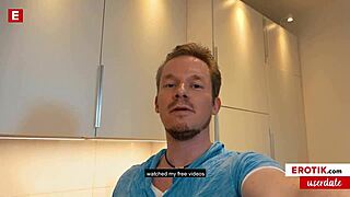 Sweet Candy Alexa, a horny German brunette, craves satisfaction with boots on, delivering a steamy blowjob in full scene.