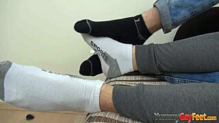 Ever Seen Twinks Trading Footjobs Before Wild Fucking?