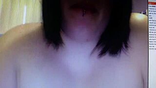 ssbbw with pierced nipples on webcam.